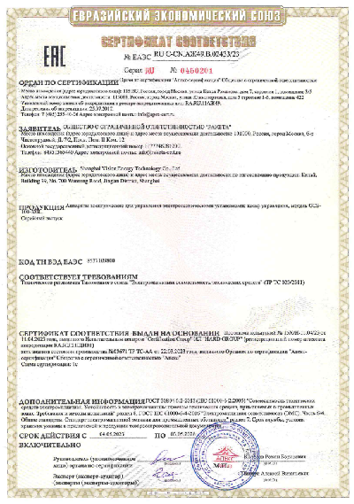 Shanghai Vision Energy Technology Co., Ltd Contrôle de la qualité