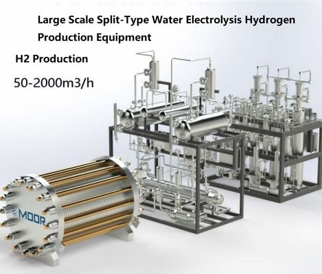 Équipement de production d'hydrogène alcalin en acier inoxydable pour la production d'H2 de haute pureté