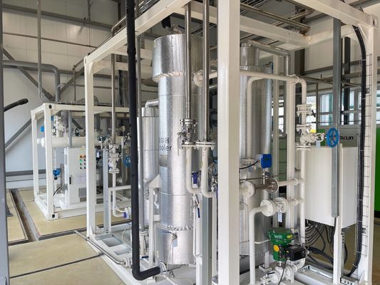 Recyclage sporadique des gaz d'échappement industriels Aucune construction requise