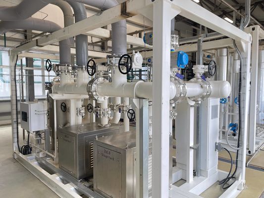 Recyclage sporadique des gaz d'échappement industriels Aucune construction requise