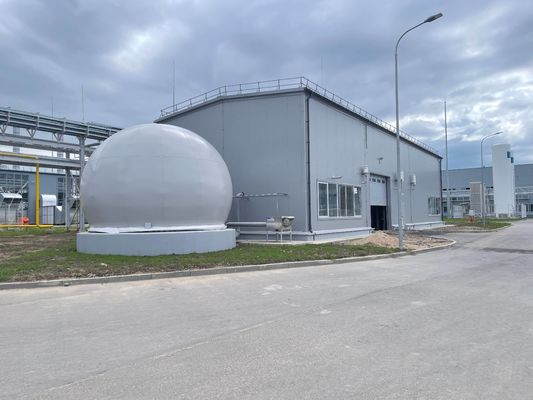 Recyclage sporadique des gaz d'échappement industriels Aucune construction requise