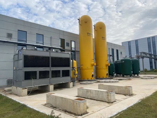 Recyclage de gaz industriel Canister de gaz d'azote avec réservoir à haute pression de Shanghai Vision Energy